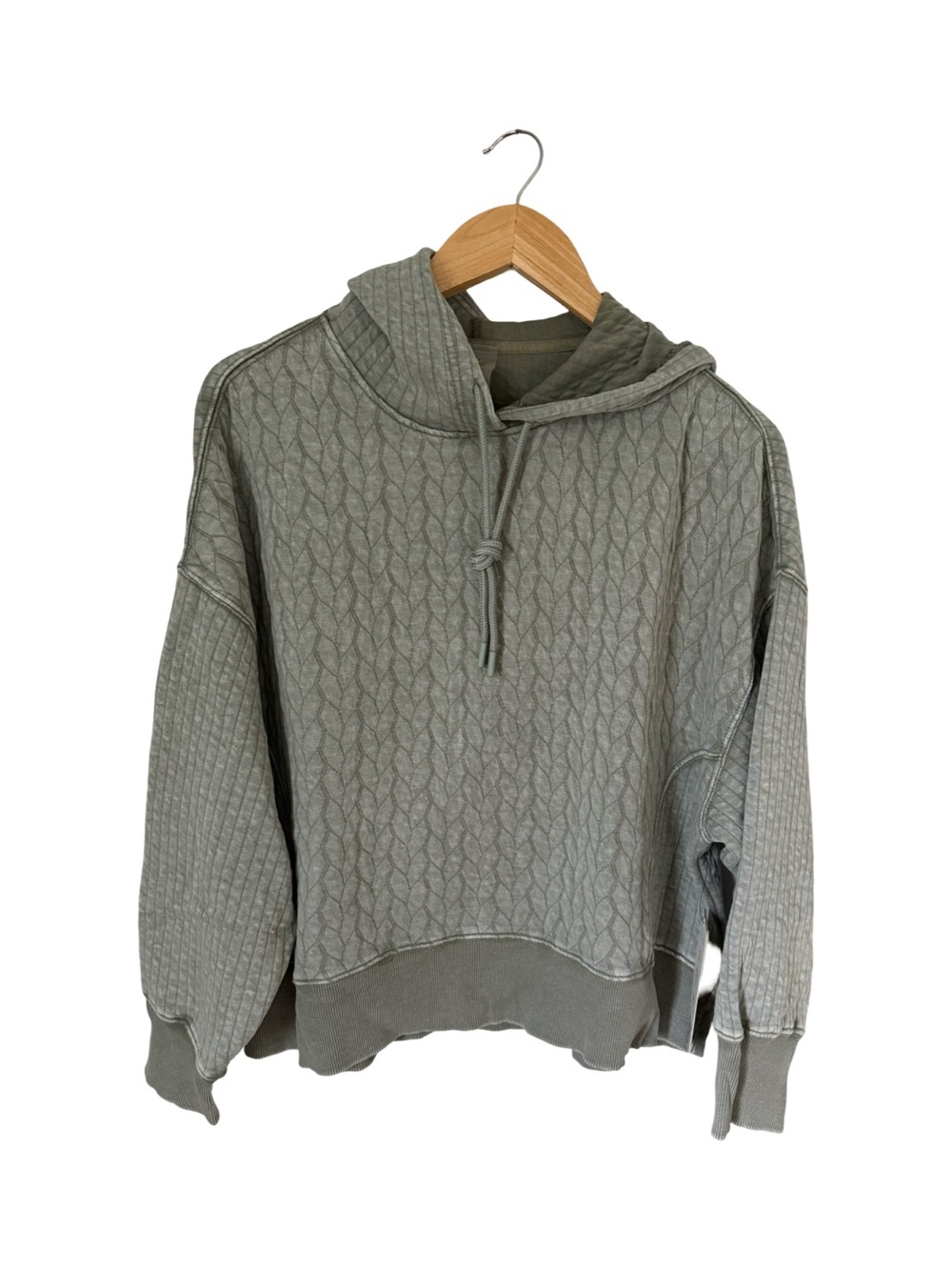 Harmony Balance Oversized Quilted Hoodie NWT Size S